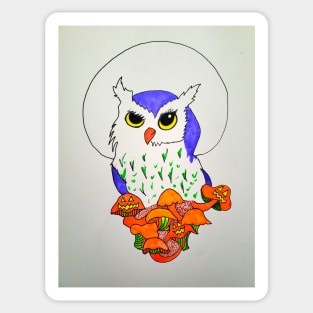 The Great Owl Sticker